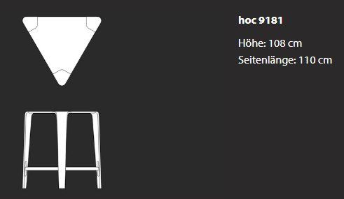 Tische: Brunner Hoc - Stehtisch / Bartisch weiss – Neu (gemäss Beschreibung) aus Urtenen-Schönbühl von brunner-ag 2