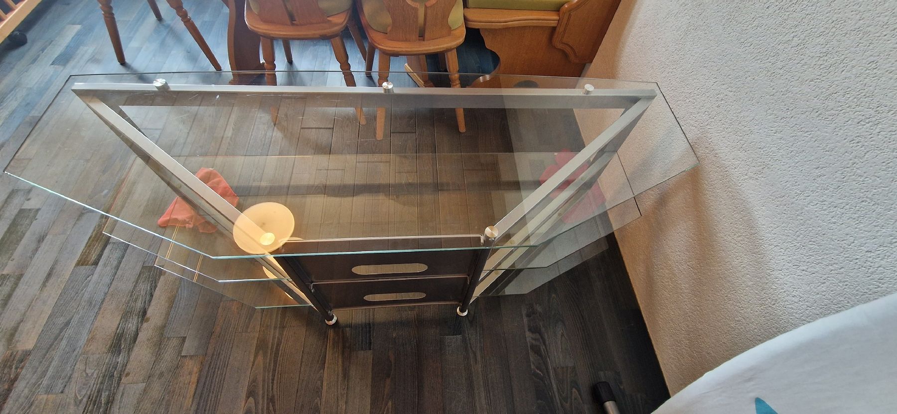Mobili TV: TV Möbel Glas / Metall – Usato da Jakobsbad venduto da jube.schmid 2