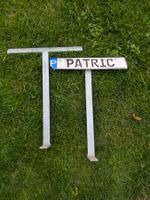 1x Parkplatz Schild für Kennzeichen / Verbotstafel gebraucht