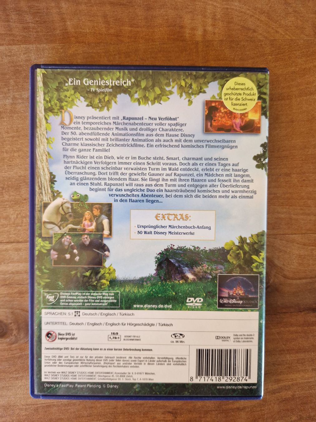 Alle DVDs: DVD Disney Rapunzel - Neu verföhnt – Gebraucht aus Giswil von movo08 1