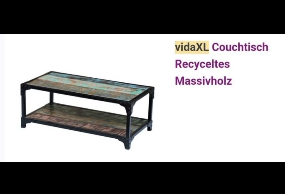 Tavoli: Couchtisch Recycled Massivholz – Usato da Unterägeri venduto da Zuraussie 1