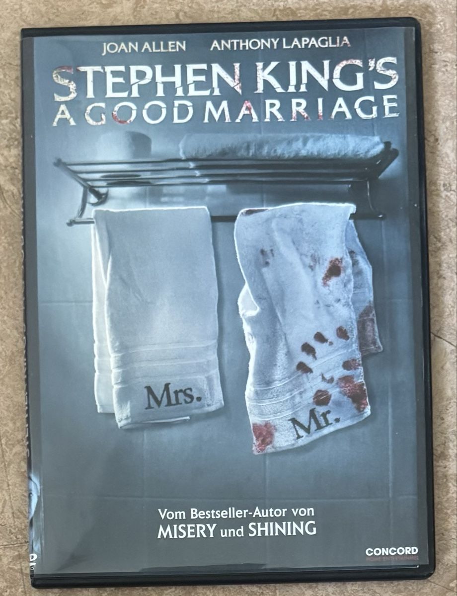 Alle DVDs: A GOOD MARRIAGE – Neu (gemäss Beschreibung) aus Dietikon von AndreaSch01