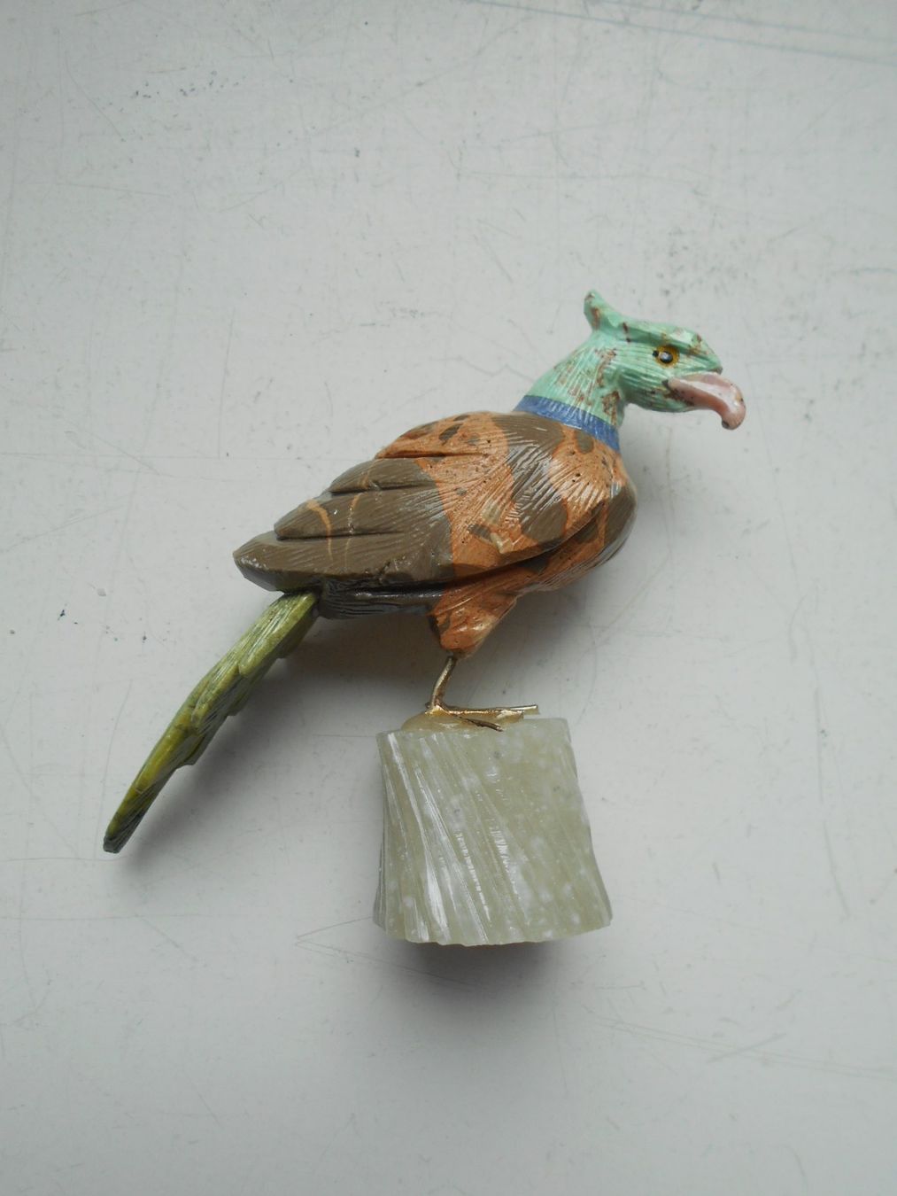 Statuette: Aasgeier Serpentin aus Peru – Nuovo (secondo la descrizione) da Zürich venduto da swisscristal01 1