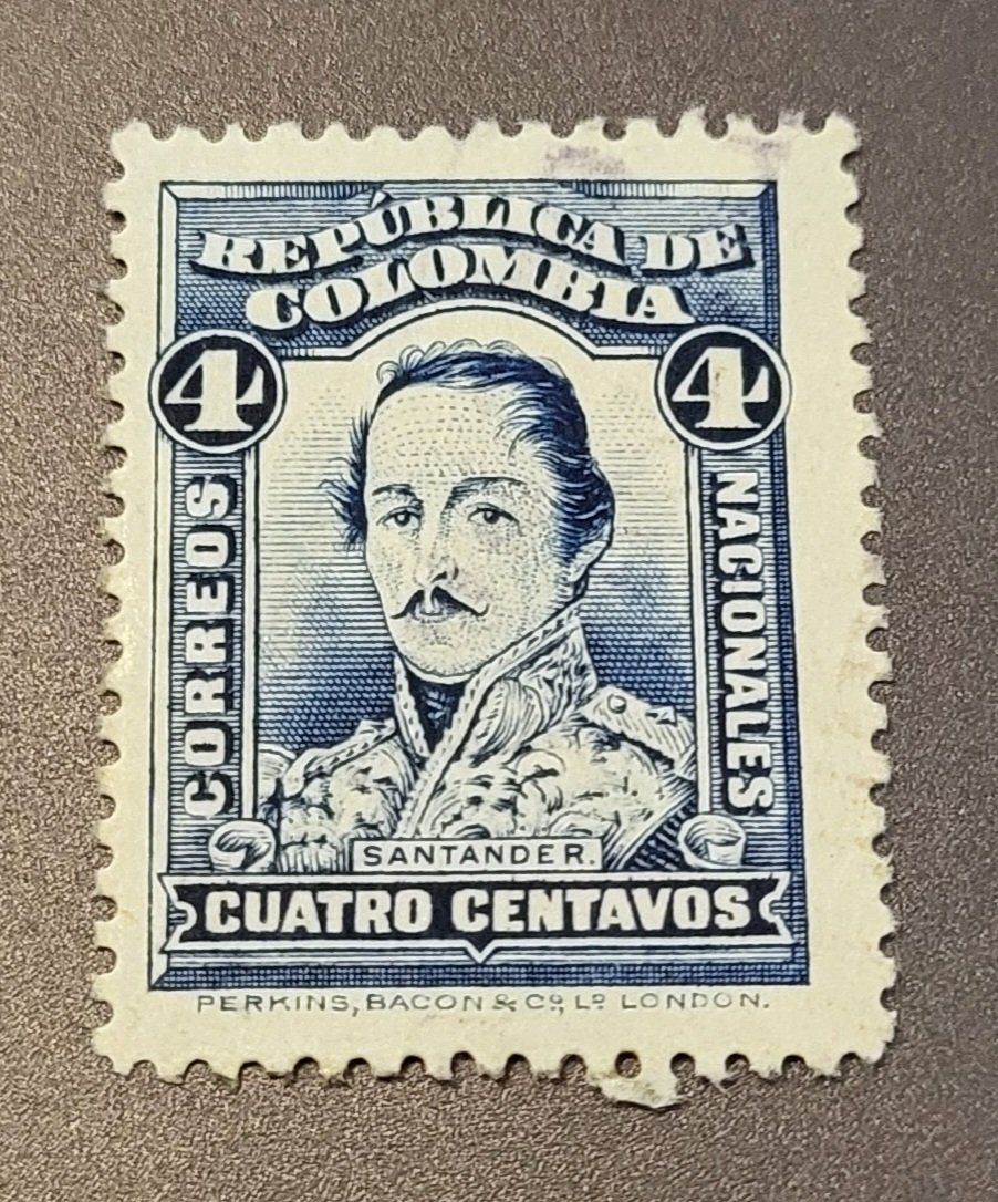 Alle Briefmarken: Kolumbien 1926 alte briefmarke – Gebraucht aus St Gallen von Stampsalshobby