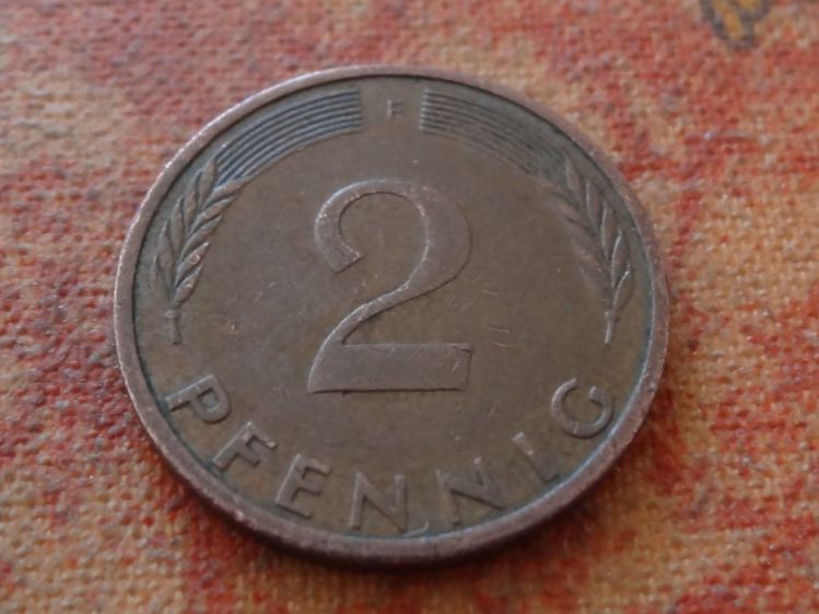 Alle Münzen: DEUTSCHLAND 2 Pfennig 1976 – Gebraucht aus Romanel-sur-Lausanne von Swift13 1