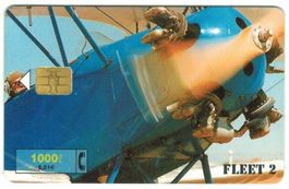 Telefonkarte Spanien Flugzeug Fleet 2