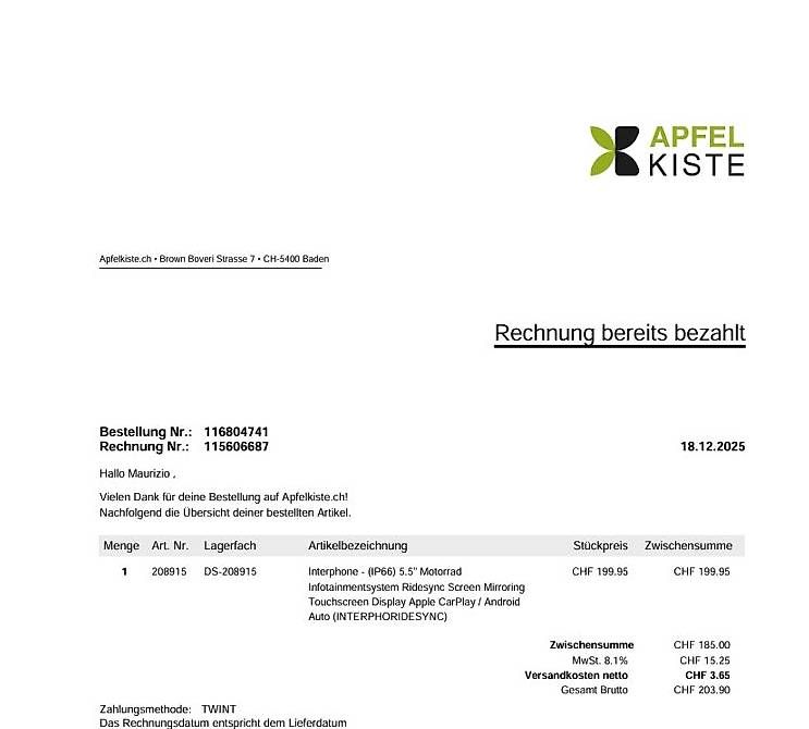 Cuffie: INTERPHONE Ridesync SYNC55 – Usato da Arbedo venduto da mauri011 1