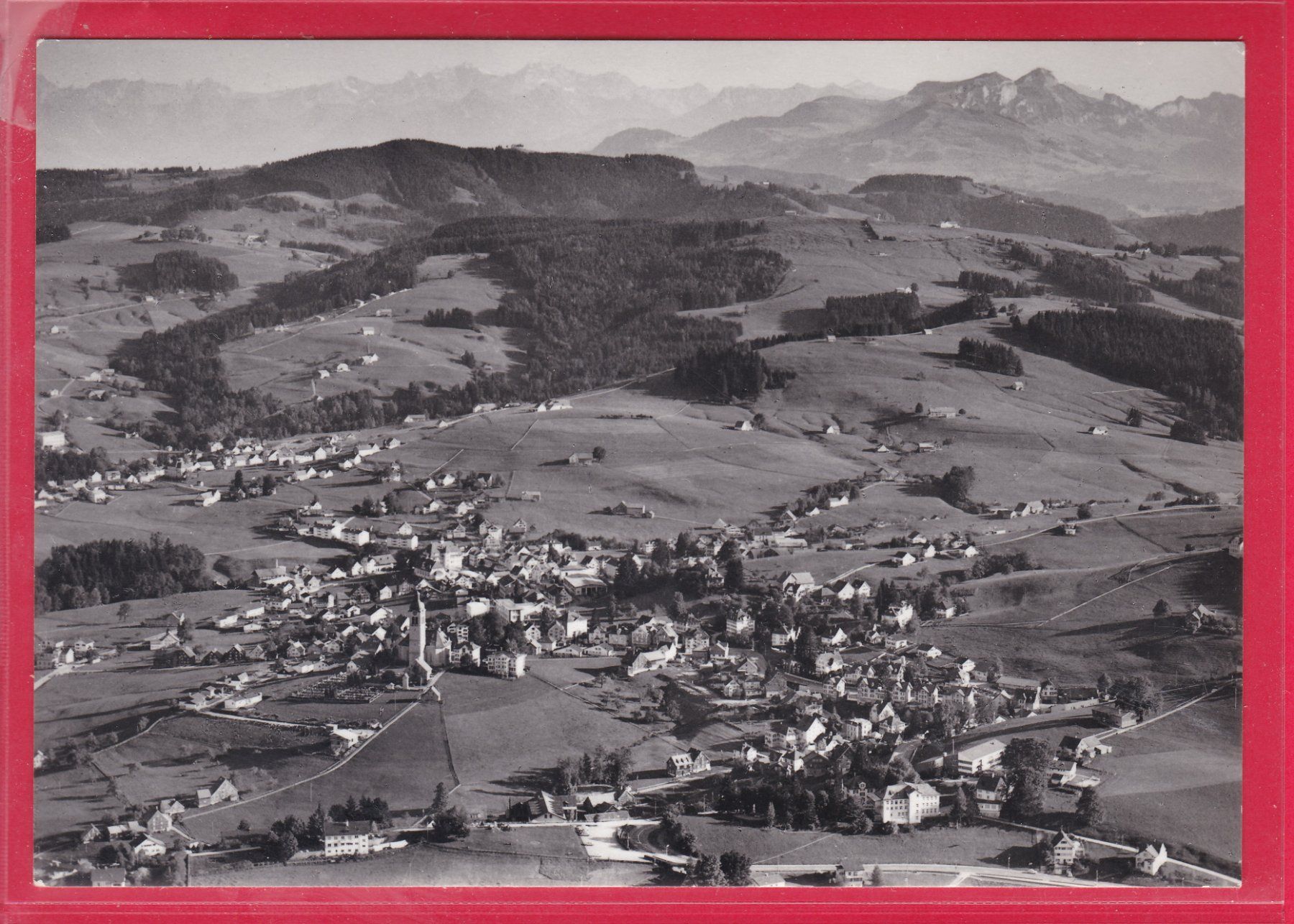 Cartoline postali: FLUGAUFNAHME SPEICHER, 20.9.1971 – Usato da Oberrieden venduto da Gebirgsstelze