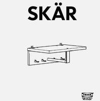 Garderobe IKEA Skär weiss