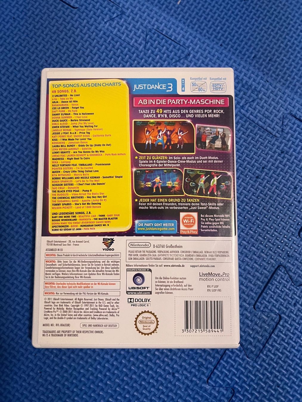 Nintendo Giochi: Just Dance 3 Nintendo Wii – Usato da Gossau SG venduto da schlitzerdemon 2