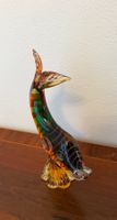 Murano Glas Fisch Skulptur 25cm - Vintage Delfin Bunt