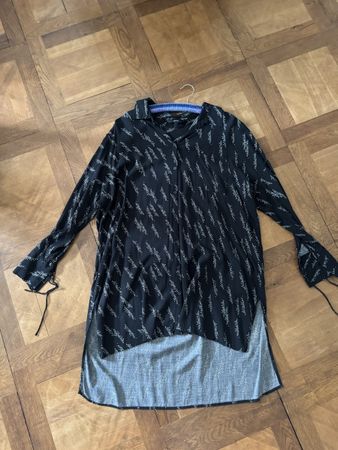 Damen Hemdbluse VERO MODA Grösse XL schwarz gemustert