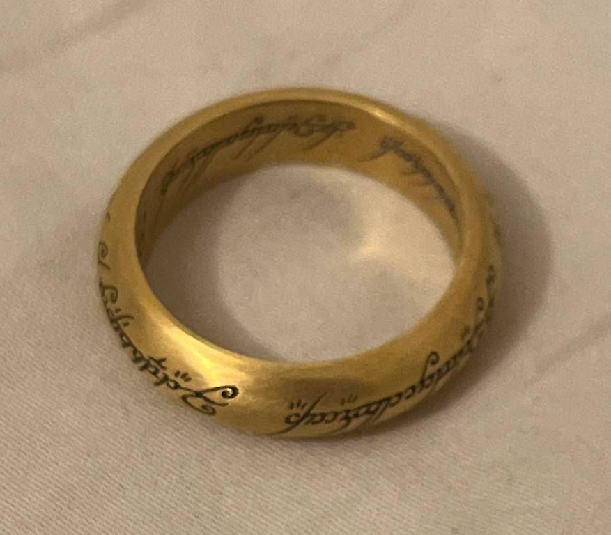 Ringe: "Herr der Ringe": Der eine Ring - mit Muscheldisplay – Gebraucht aus Bühl BE von 123_w7rv 2