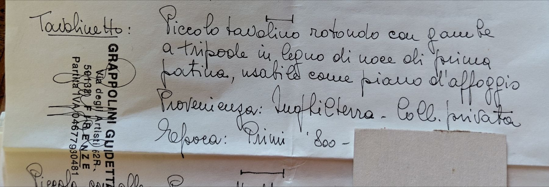 Tavoli: Tripode rotondo in noce-Inghilterra. Primi '800. Certificato – Usato da Lugano venduto da fbo_82wg 4
