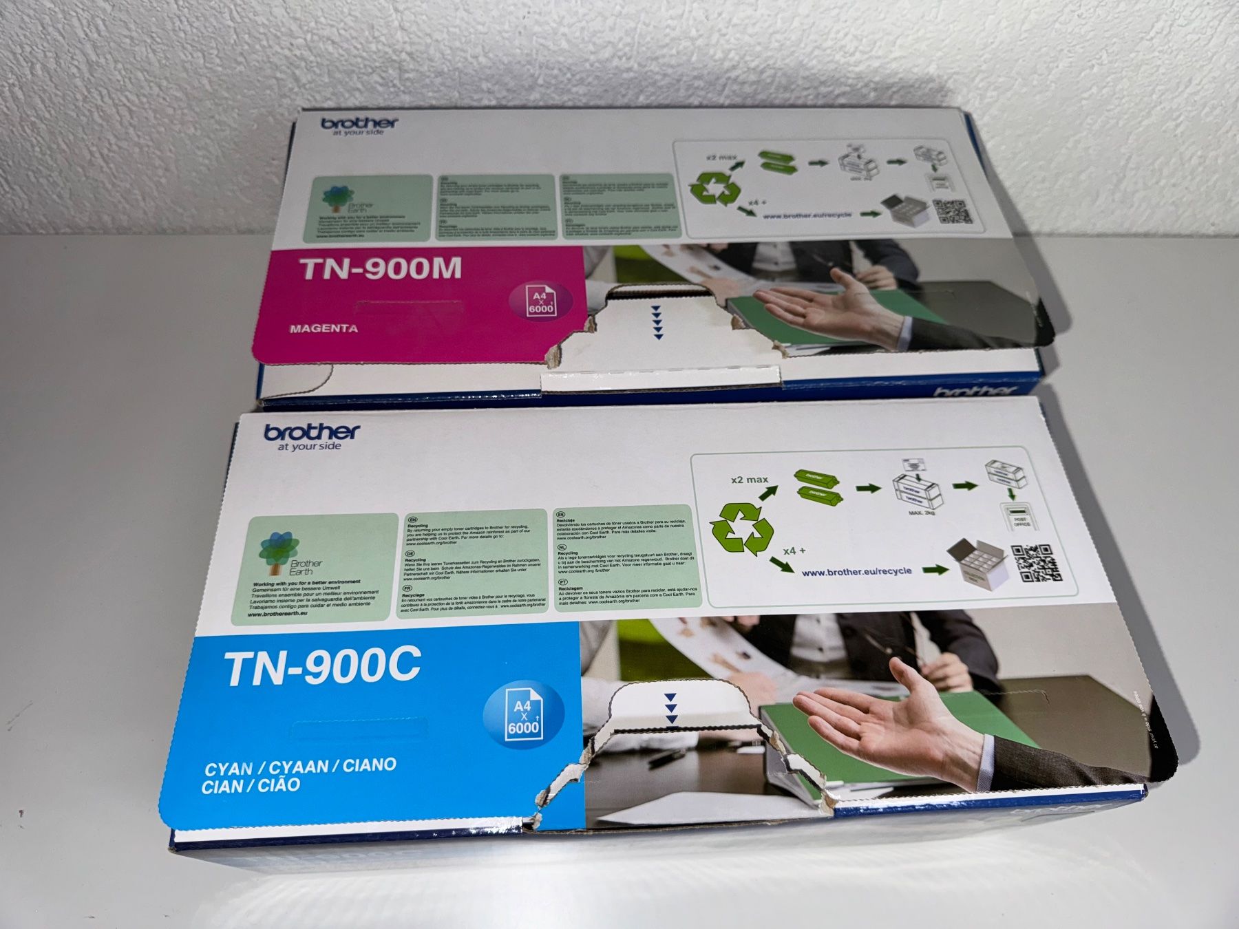 Brother Cartucce per stampanti & toner: 2 Brother Toner TN-900 CM – Nuovo (secondo la descrizione) da Grosswangen venduto da Second_hand_paradise 1