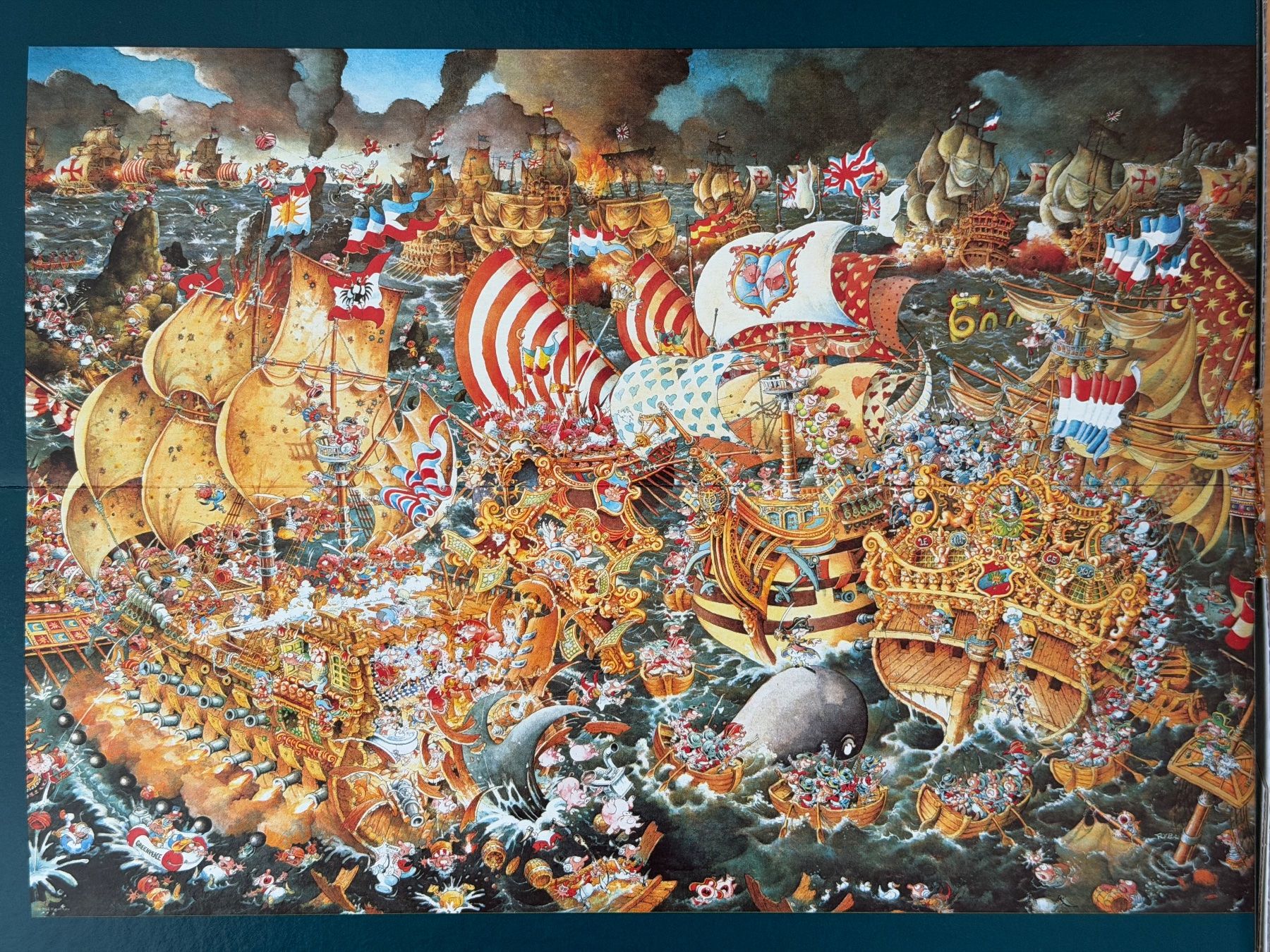 Heye Puzzles: HEYE-Puzzle 2000 Teile "Ryba - TRAFALGAR" – Neu (gemäss Beschreibung) aus Luzern von schwilch 1