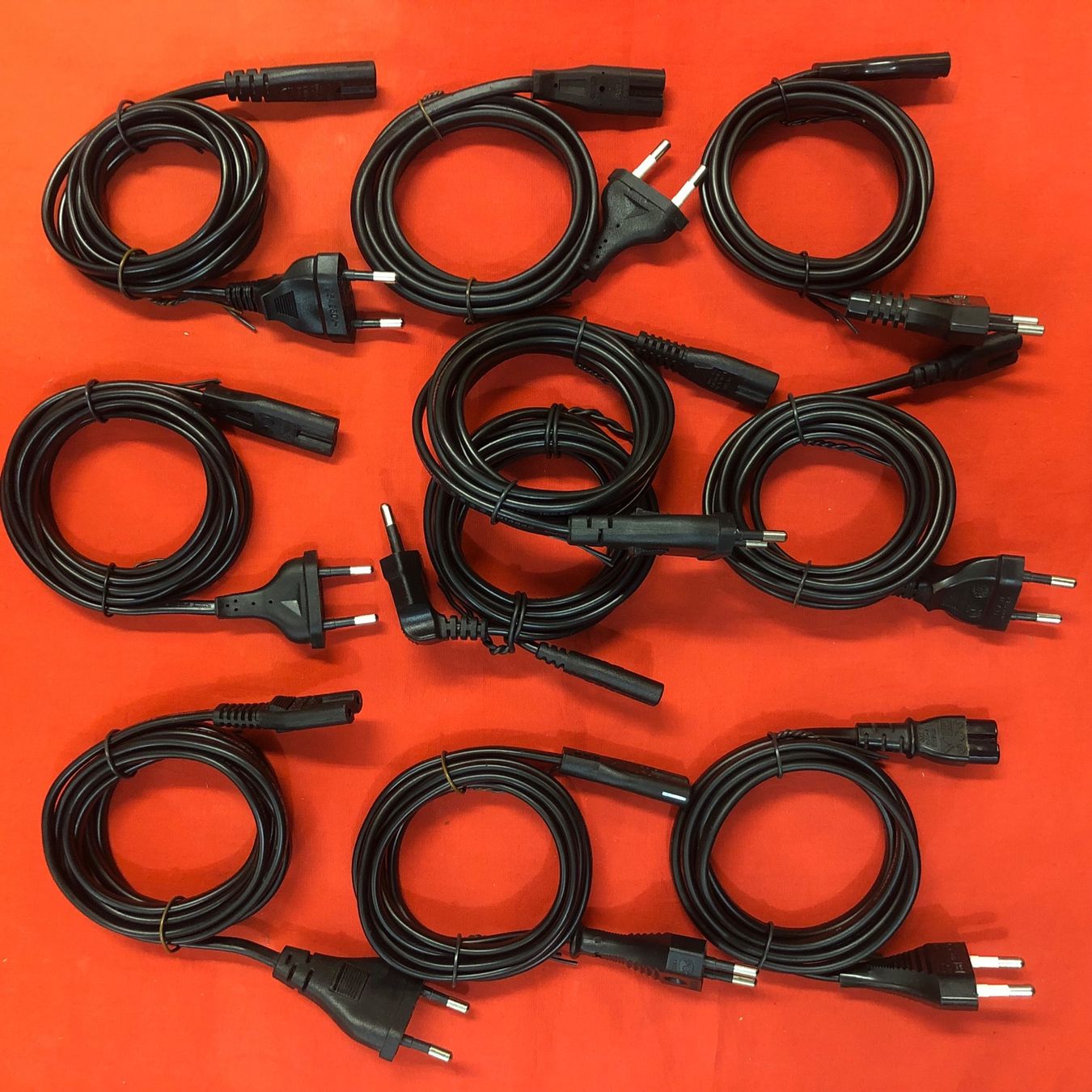 Kabel: 10 Stk. Euro-Netzkabel Anschlusskabel – Gebraucht aus Neerach von Arbimus 2