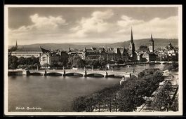 AK Zürich, Quaibrücke