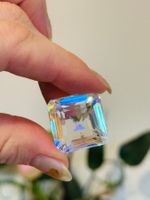 21,4 mm X 21,4 X 17,0 mm Mystic Bi-Color/Multicolor Gemstone