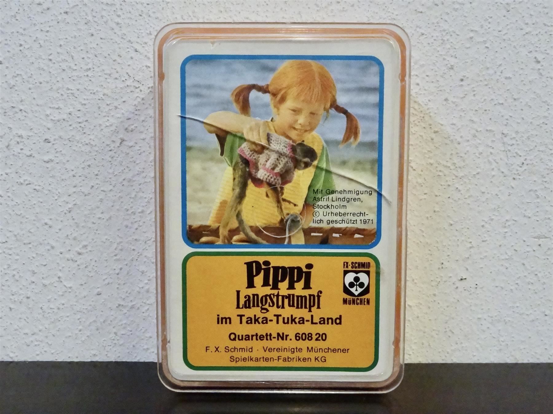 Ravensburger Giochi: schönes altes Quartett PIPPI LANGSTRUMPF – Usato da Kerzers venduto da wisaundso