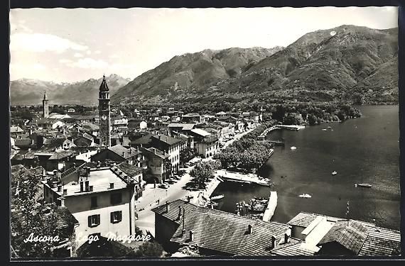 Cartes postales: AK Ascona /Lago Maggiore, Panorama – D'occasion à Berlin par bartko-reher