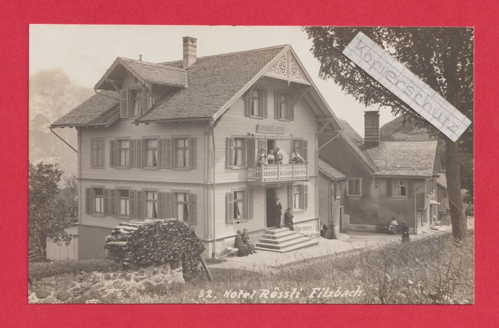 Filzbach (GL) Kerenzerberg Foto- Ansichtskarte (Gebraucht) in Zürich ...