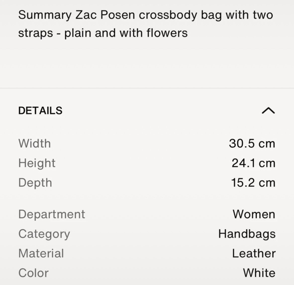 Borse da donna: Zac Posen leather handbag – Usato da Zollikon venduto da jud_cmm9 8