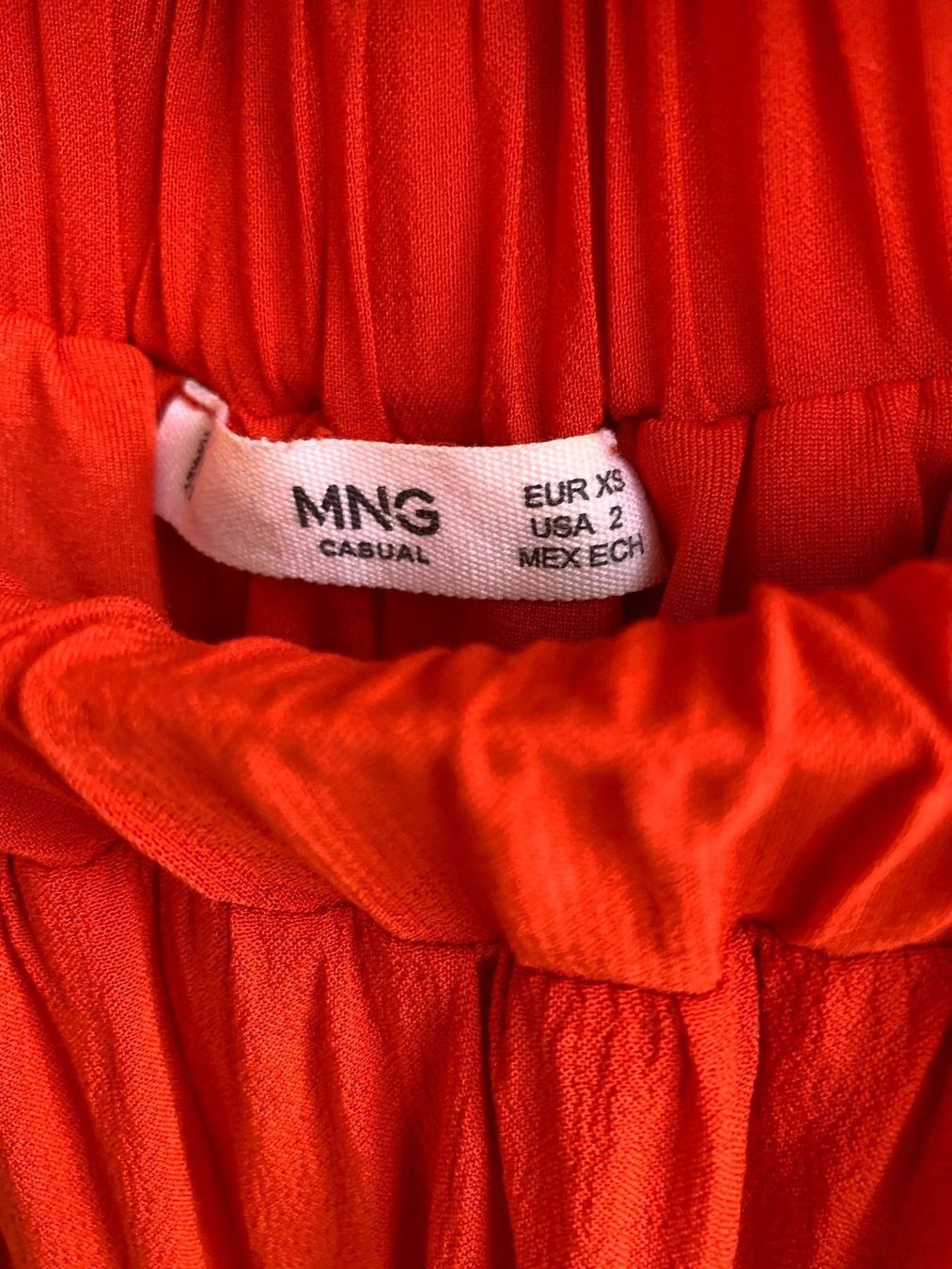 Mango Vestiti: Orange-Rotes Kleid von Mango – Usato da Bern venduto da Fraeuleinhonig 3