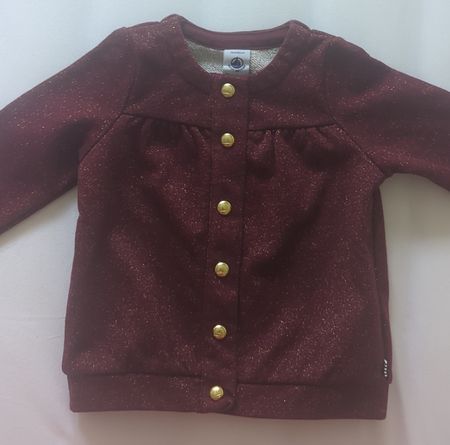 Baby Girl Cardigan Jacke Bordeau Rot 24 Monate 86cm