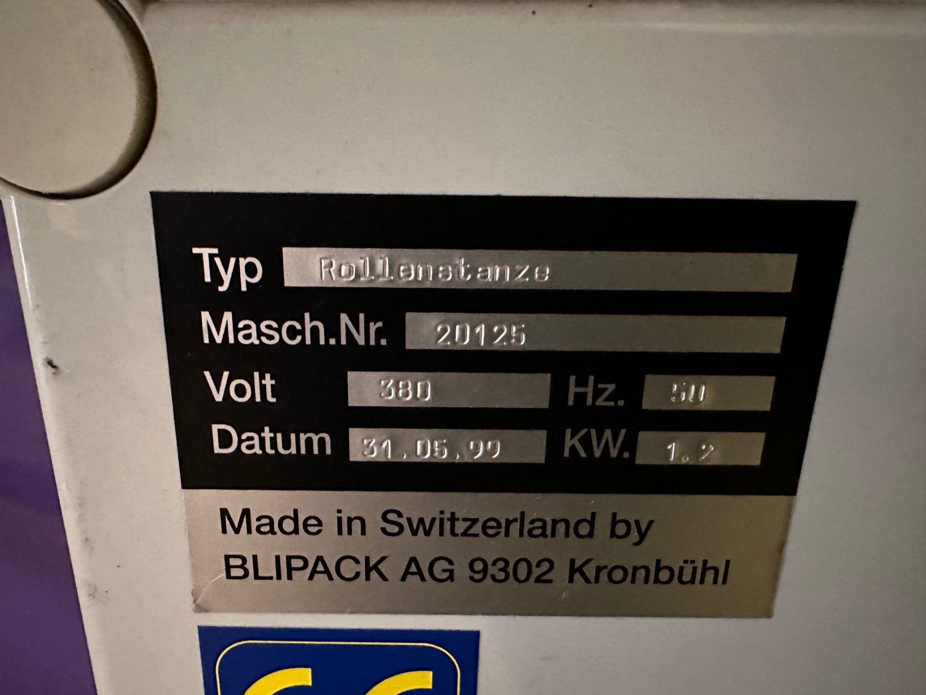 Tutte le macchine: Blicutter 700 von Blipack AG – Usato da Necker venduto da liq24 4