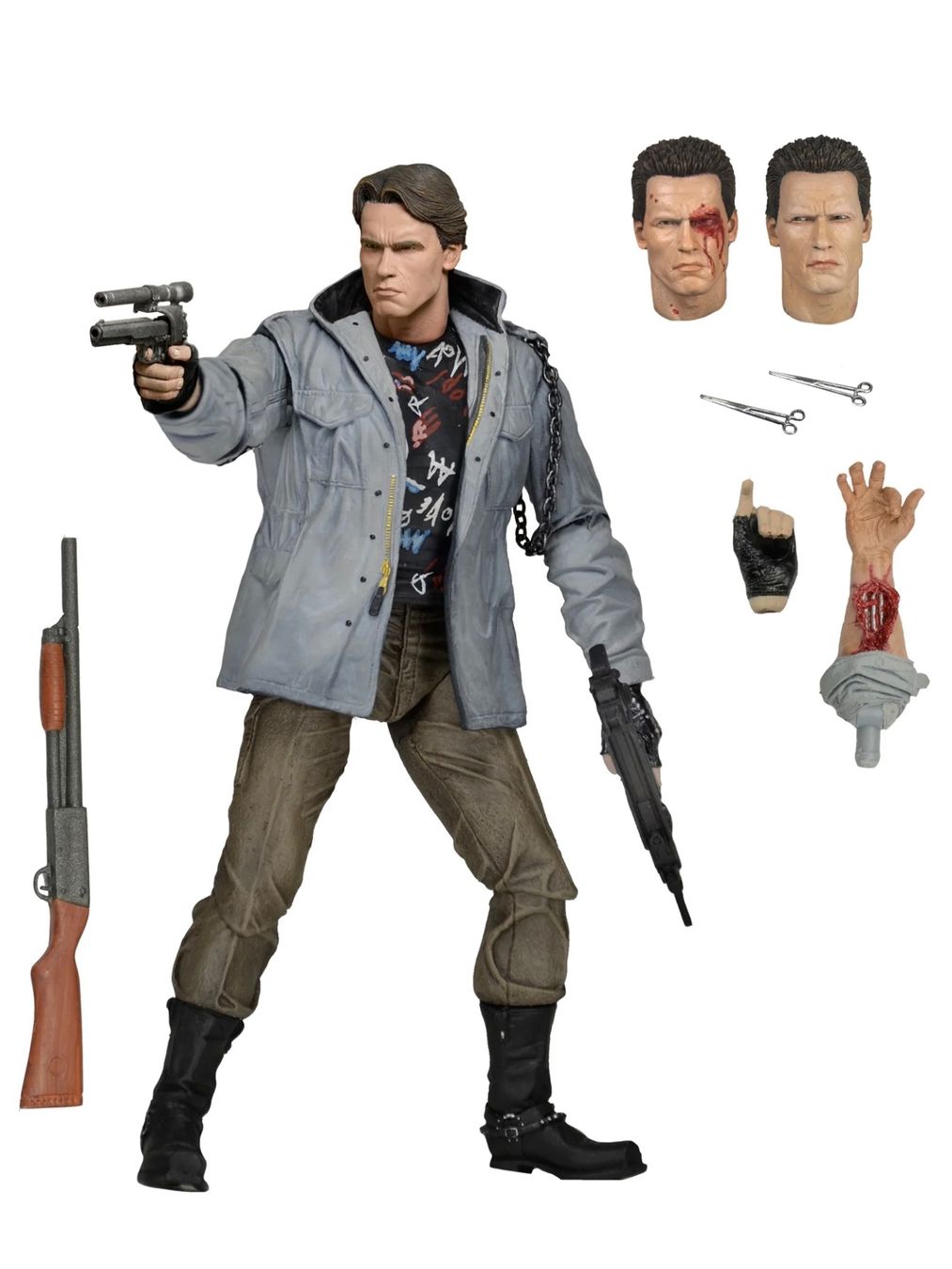 Statuette: Terminator Ultimate T-800 (Tech Noir) - Neca Actionfigur – Usato da Goldach venduto da Silversphere