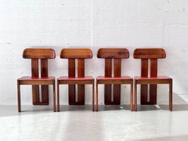 Set aus 4 Esszimmerstühle von M. Marenco für Mobil Girgi