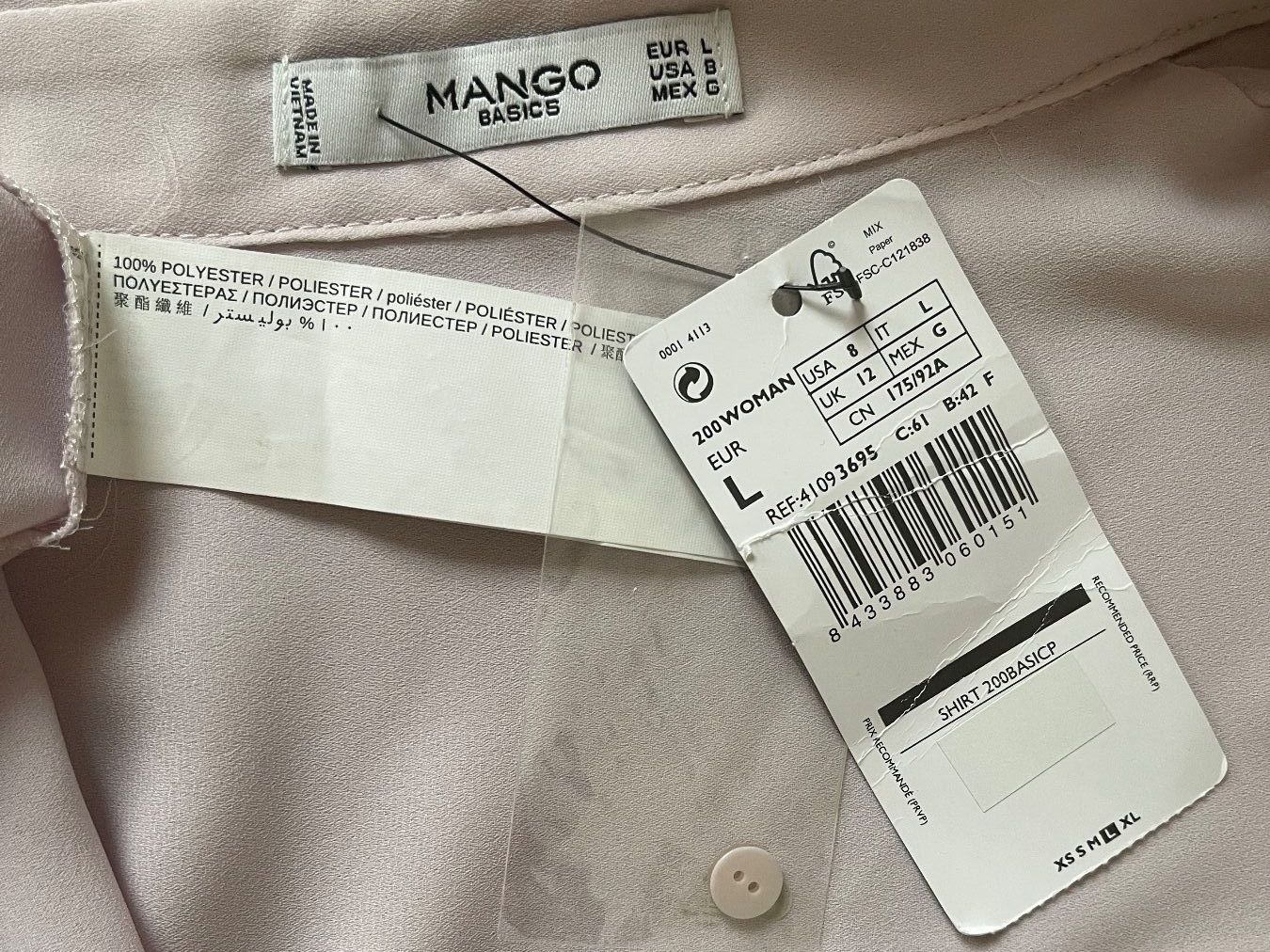 Mango Camicette: MANGO L XL Neu/NP60CHF hell lila – Nuovo (secondo la descrizione) da Kölliken venduto da Prscoo 3