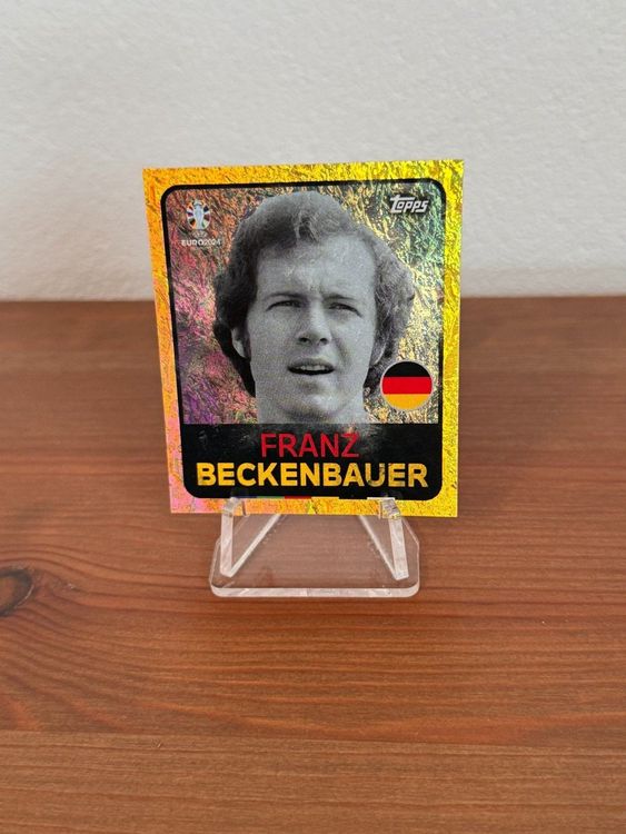 Topps Euro 2024 Beckenbauer LEG 9 ORANGE (sehr selten) (Neu (gemäss