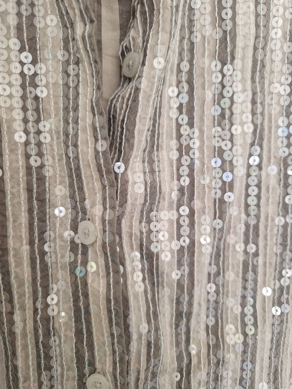Next Camicette: Bluse, Gr. 38 "next", Hemd, Pailletten, gross geschnitten – Usato da Arlesheim venduto da Vera6 1
