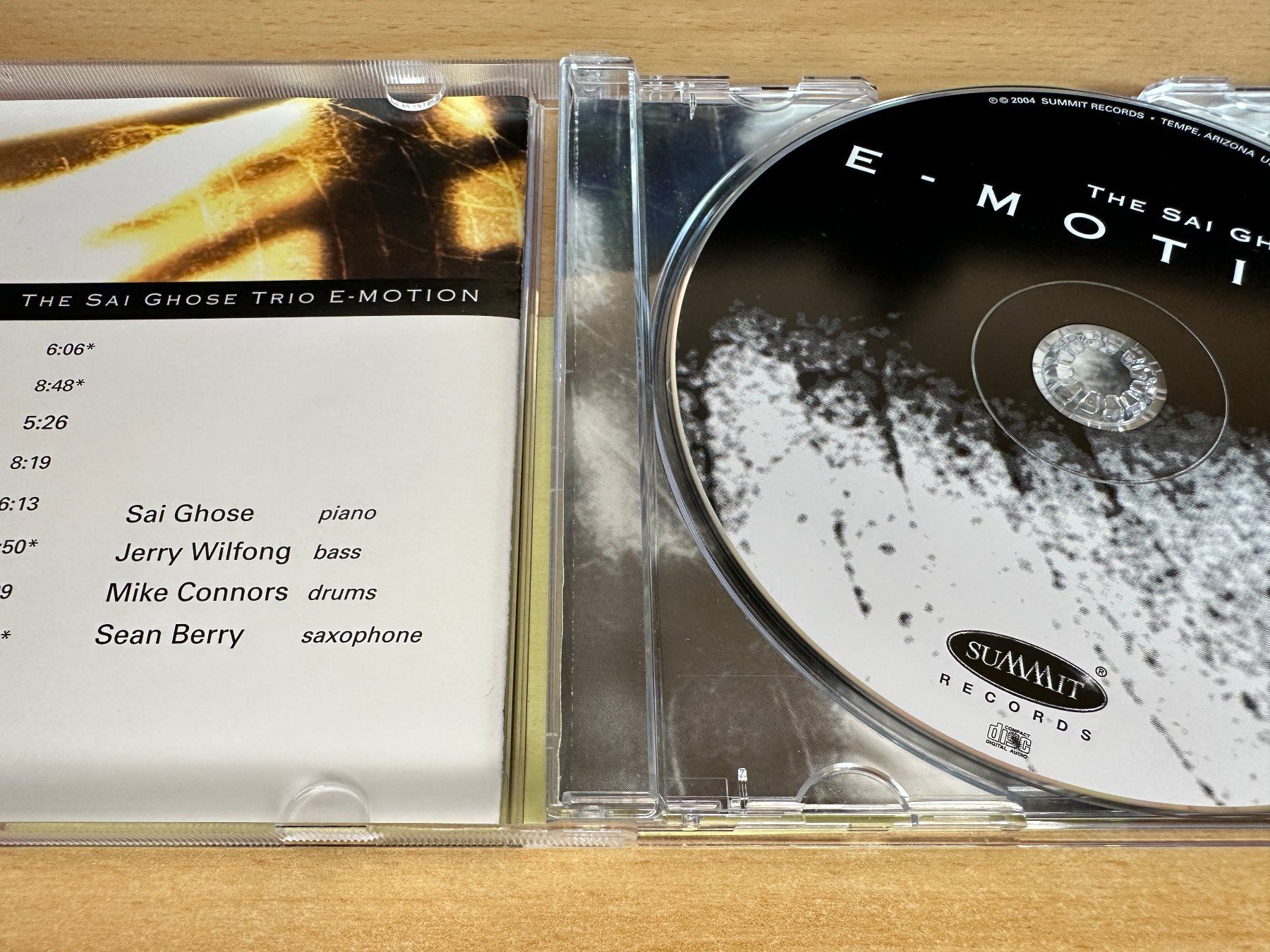CD: The Sai Ghose Trio – E-Motion – Usato da Rikon im Tösstal venduto da Alpenmutz 2
