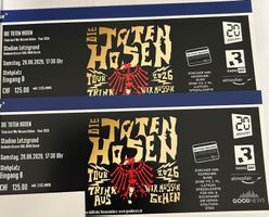 🔥2 Stehplatz-Tickets für Die Toten Hosen– Letzigrund Zürich