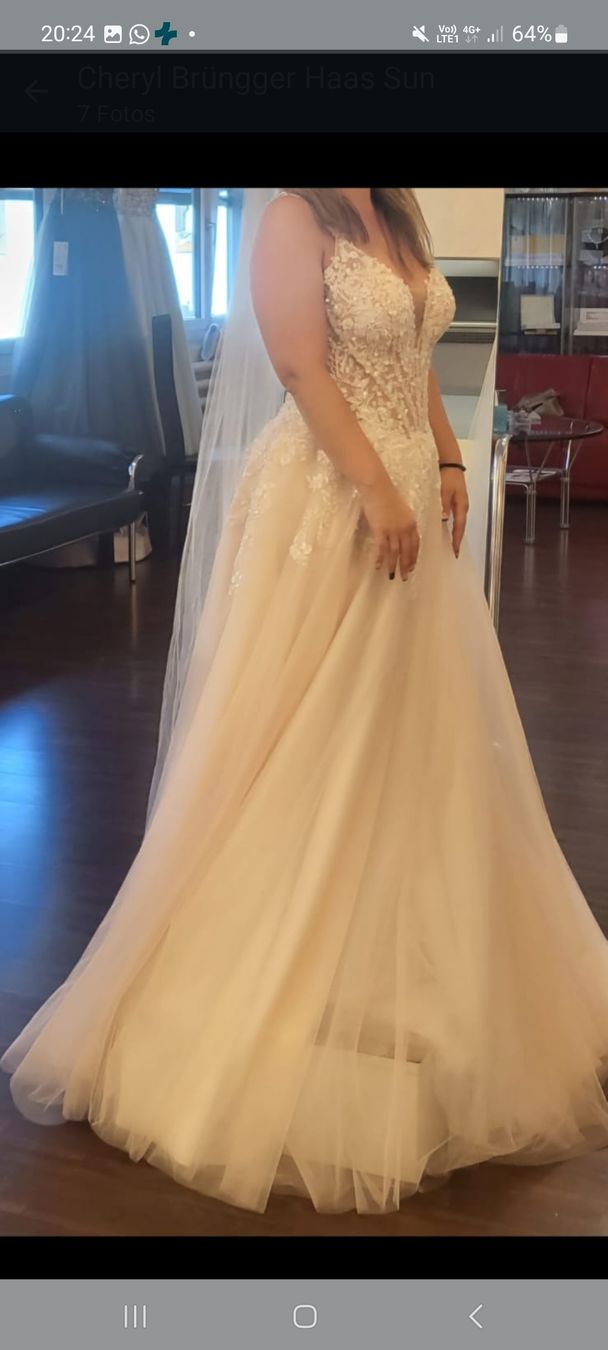 Vestiti: NEUES wunderschönes BRAUTKLEID Modell: Dolce D 2409 – Nuovo e nell'imballaggio originale da Turbenthal venduto da tirare 1