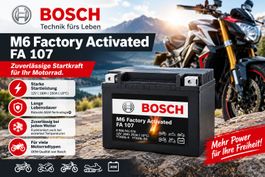 BOSCH FA 107 Motorrad Batterie