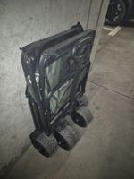 Bollerwagen grün faltbar mit Teleskopgriff gut erhalten