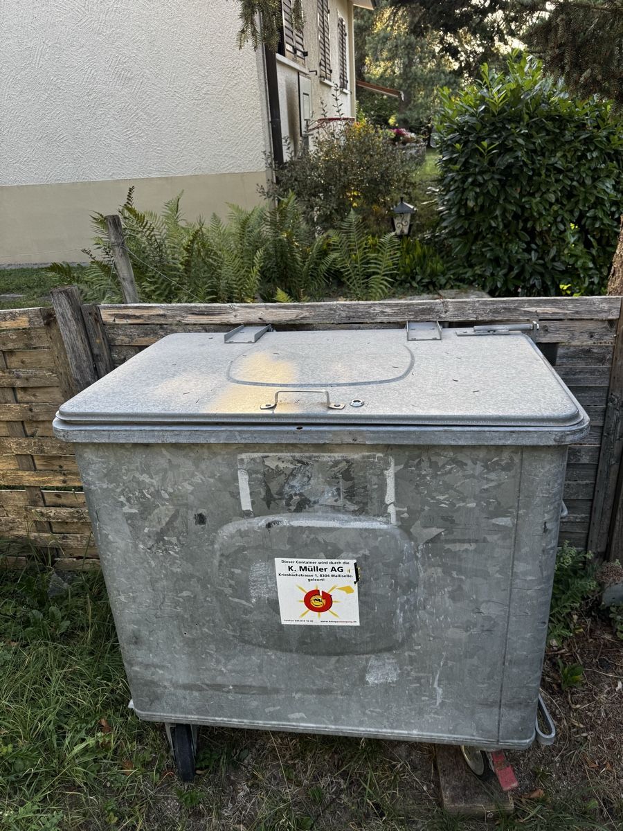 Korpus: Grosser Metall Container mit Rollen gebraucht – Gebraucht aus Dietlikon von admin77 1