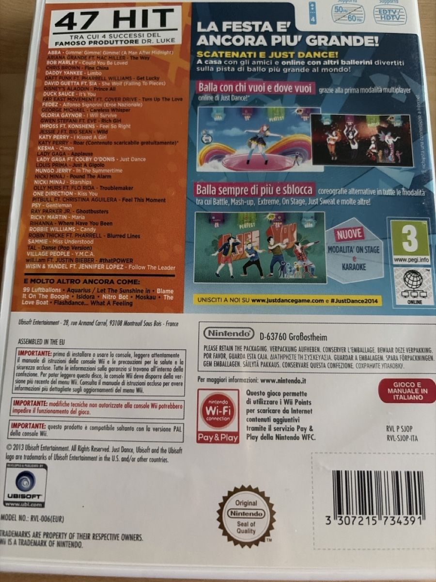 Jeux: Just Dance 2014 Nintendo Wii – Neuf (Voir description) à Chiasso par Chibichan 2