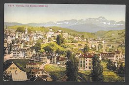Herisau Gesamtansicht mit Säntis