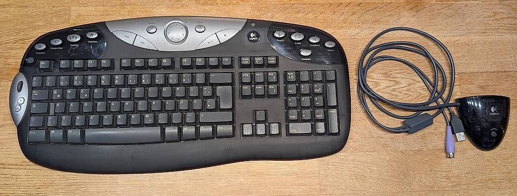 Tastiere: Logitech Cordless Keyboard inklusive Receiver – Usato da Stadel venduto da phwert 2