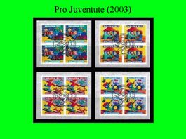 "Pro Juventute" Viererblock-Serie (2003)
