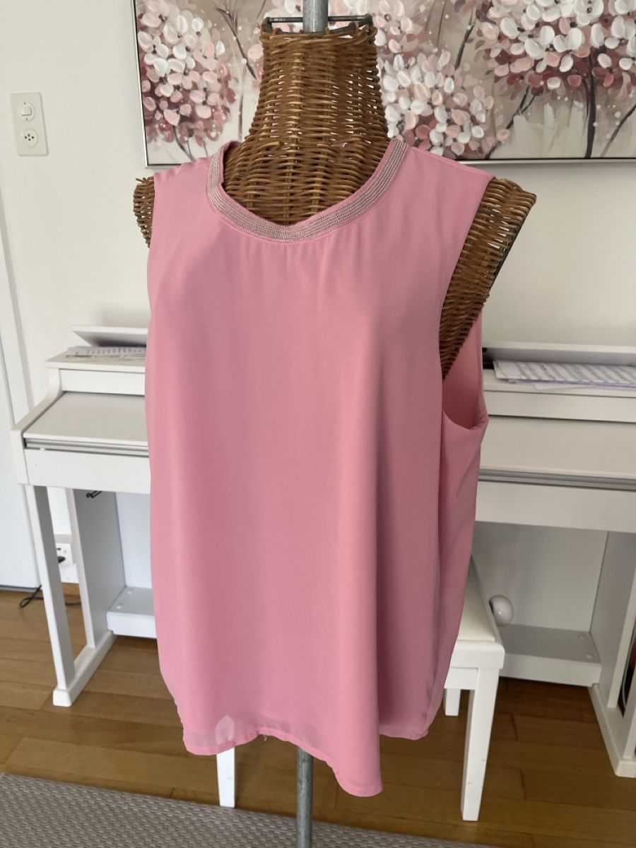 Vero Moda Camicette: Elegantes Top mit Bordure, Vero Moda, L – Usato da Solothurn venduto da Bobesch08 1