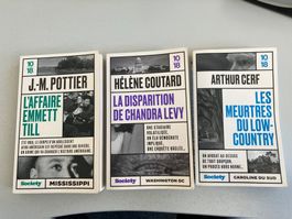 3 livres sur des Cold Case 🇺🇸 / collection Society