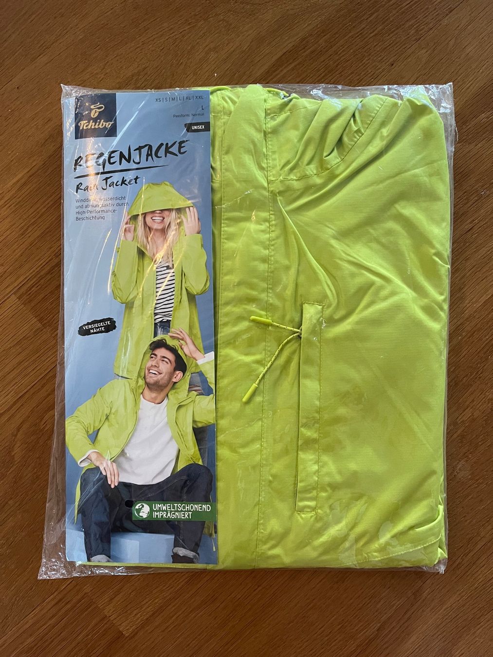 Tchibo Giacche: Neue Regenjacke – Nuovo e nell'imballaggio originale da Gurmels venduto da sar_znc6