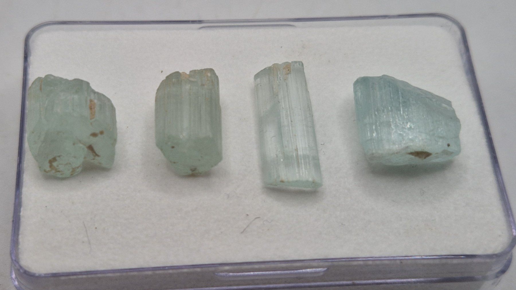 Mineralien & Heilsteine: Lot Aquamarin roh total 20.4ct. – Neu und originalverpackt aus Winterthur von LukasMineralienOase