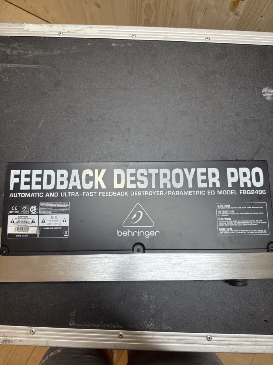 Behringer Equalizer: Behringer FBQ2496 Feedback Destroyer Pro digital EQ – Gebraucht aus Goldingen von DDietziker 2